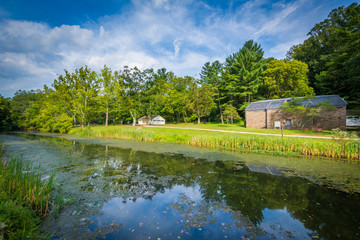 Fototapeta premium The C & O Canal, at Chesapeake & Ohio Canal National Historical
