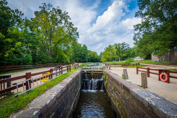 Fototapeta premium The Chesapeake & Ohio Canal at Chesapeake & Ohio Canal National