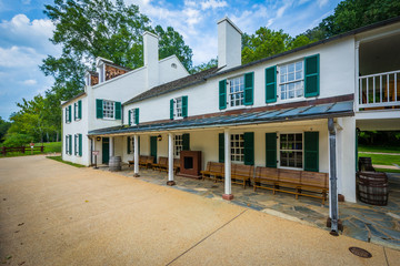 The Great Falls Tavern Visitor Center, at Chesapeake & Ohio Cana