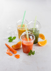 Fresh fruit and vegetable juice