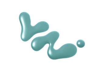 Nail polish isolated on white 