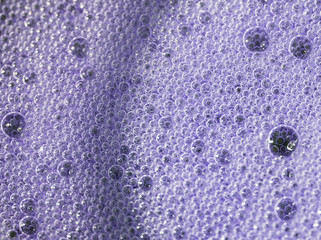 Foam on the glass. Image has tonal exchange to create different color.