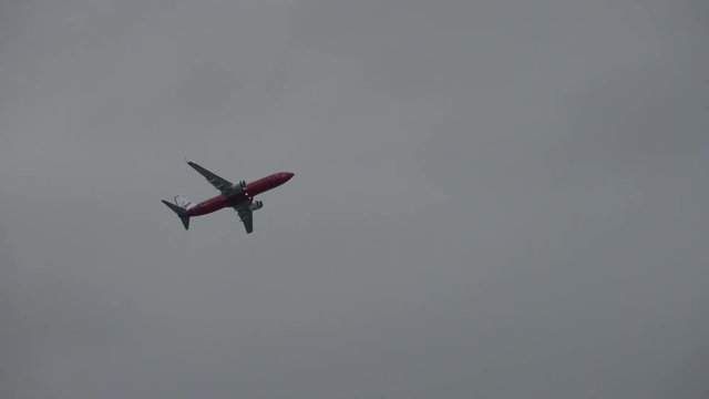 Virgin Australia take off from Cairns airport Queensland, Australia