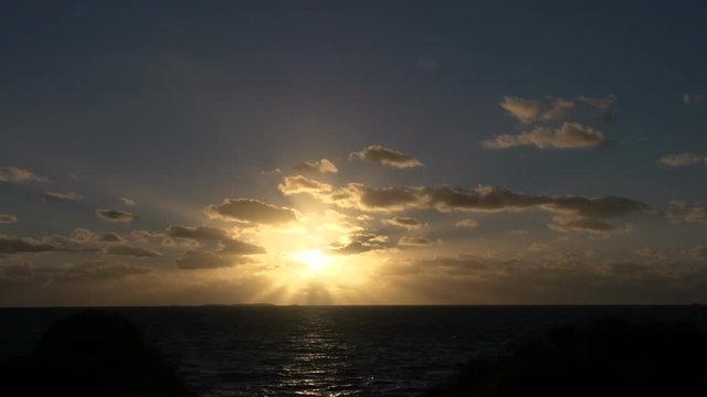 Time lapse Coral bay Sunset , Western Australia