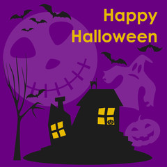 Halloween pattern background