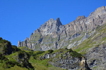 Fototapeta na wymiar Blackenstock (2931m) über Surenenpass