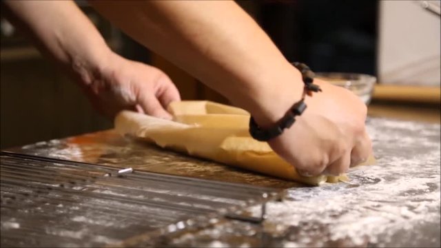 Putting the dough to rest