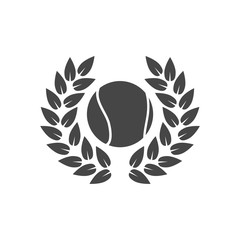 Winner tennis, Vector illustration