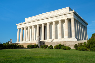 Fototapeta na wymiar The Lincoln Memorial in Washington DC