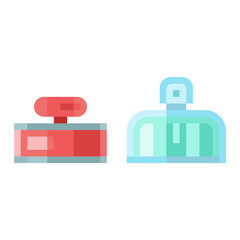 Obraz premium Perfume bottle vector template