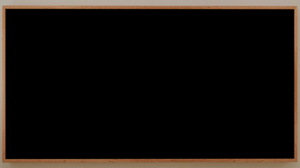 Blackboard 3d rendering