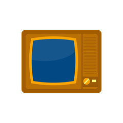 Vector cartoon retro 90s tv
