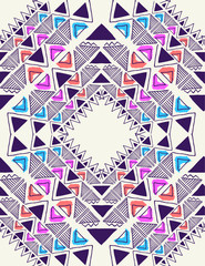Triangle geo pattern design - seamless background