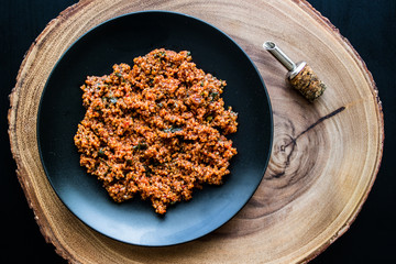 Kisir / Turkish Bulgur Wheat Salad.