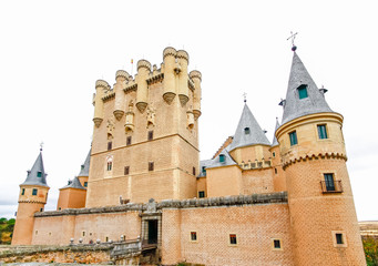 Fototapeta premium SEGOVIA, SPAIN - OCTOBER 14,2012 : Alcazar of Segovia, Spain