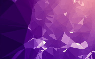 Abstract low poly background, geometry triangle