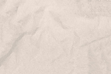 Recycled crumpled brown paper texture or paper background for design with copy space for text or image.