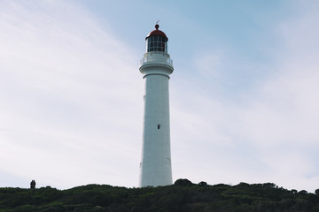 Fototapeta na wymiar Split Point Lighthouse in Aireys Inlet.