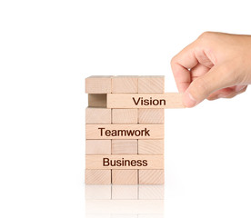 word on wood stamp stacking