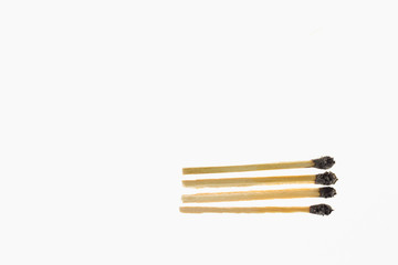 Burnt match