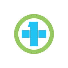 Health First Logo Image Vector Icon
