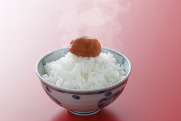 ご飯と梅干