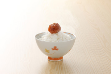 ご飯と梅干