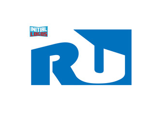 RU Initial Logo for your startup venture