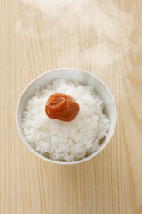 ご飯と梅干