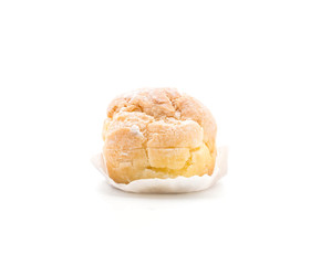 cream puff on white