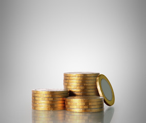  Coins graph stock market