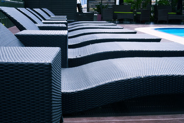 swimming pool chair for relax and rest