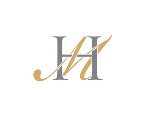 Neo Letter MH HM Logo Icon