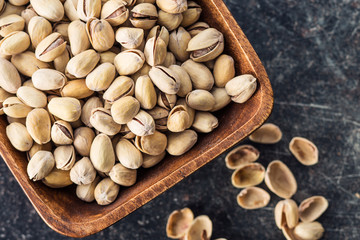 The pistachio nuts.