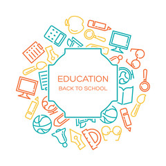 Education Vector background