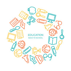 Education Vector background