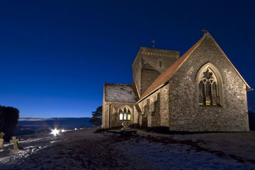 Fototapeta premium St Martha's Church, Guildford, England