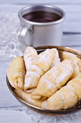 Homemade cookies twisted