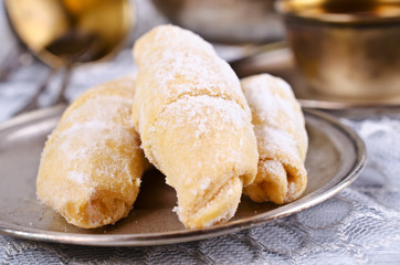 Homemade cookies twisted
