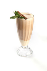 cold coffee cocktail with Mint