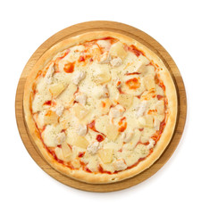 pizza isolated on white