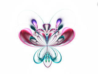 Abstract fractal butterfly