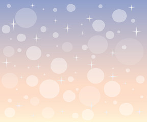 Christmas snowfall at dawn