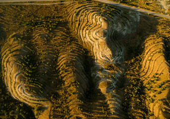 Aerial landscape in Crimea