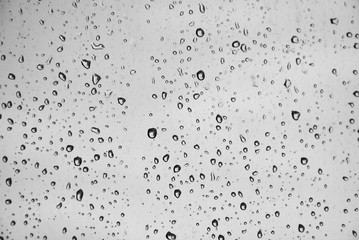Rain and Grey water drop background