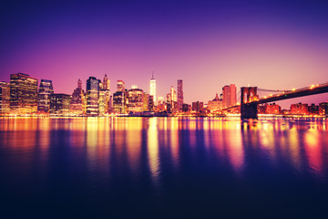 Fototapeta na wymiar Purple Manhattan