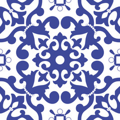 Floral pattern for your design. Traditional Arabic seamless ornament.  Iznik. Vector. Background.