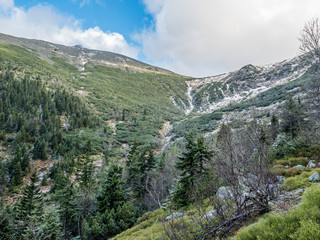 Fototapeta premium Cloudy sky over the mountains