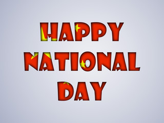 Illustration of China Flag for National Day