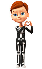 3d render illustration. Halloween icon isolated no background. C